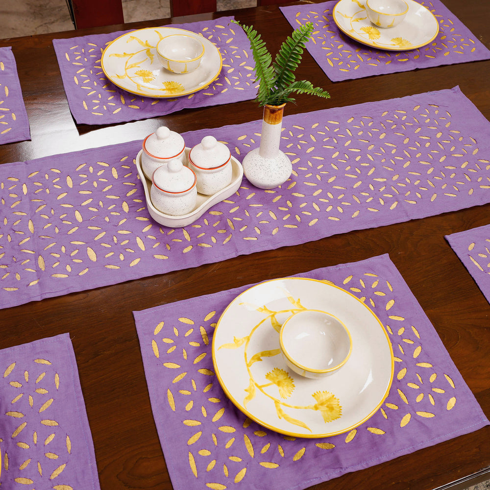 Applique Work Table Runner 