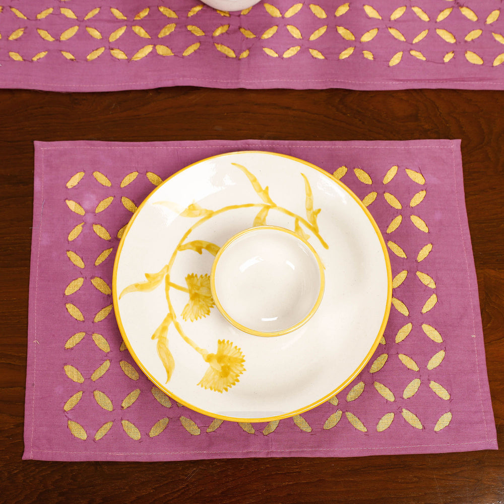 Applique Work Table Runner 