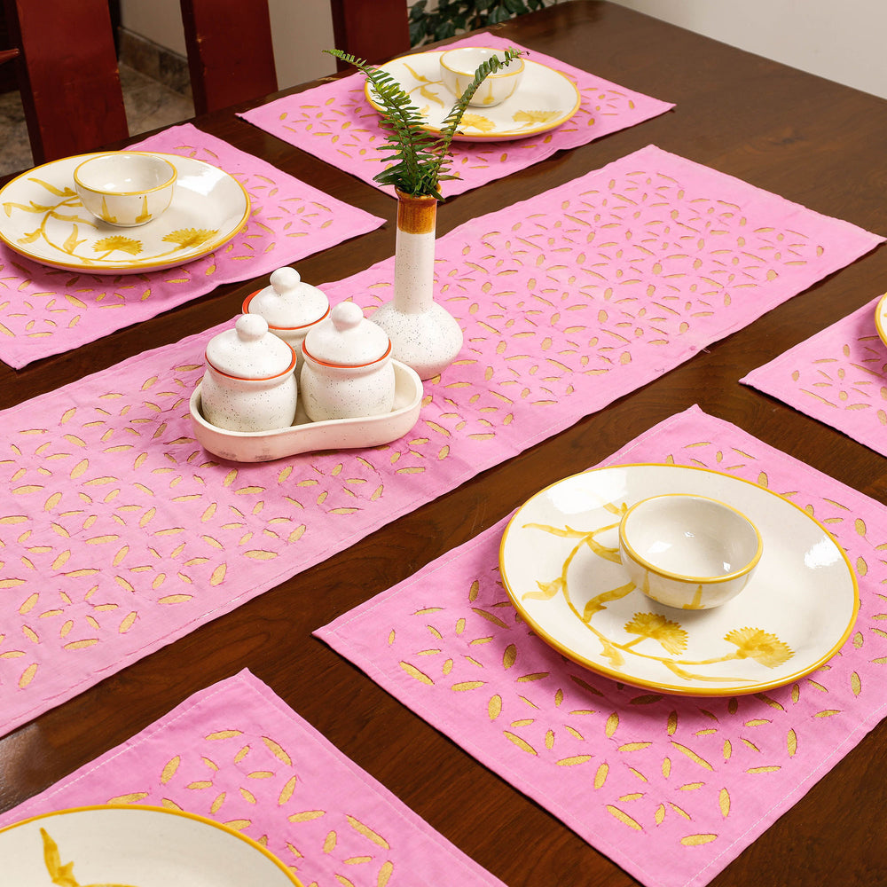 Applique Work Table Runner 