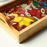 Painted Wooden Tray