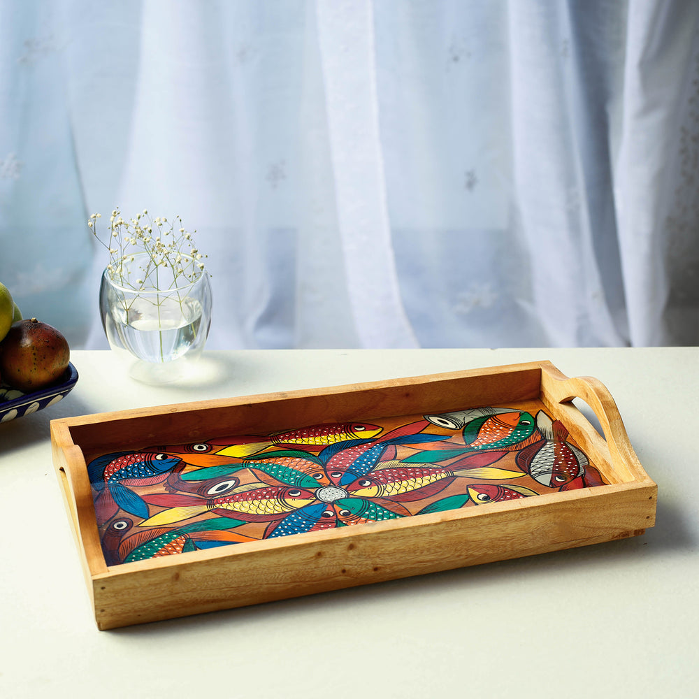 Painted Wooden Tray