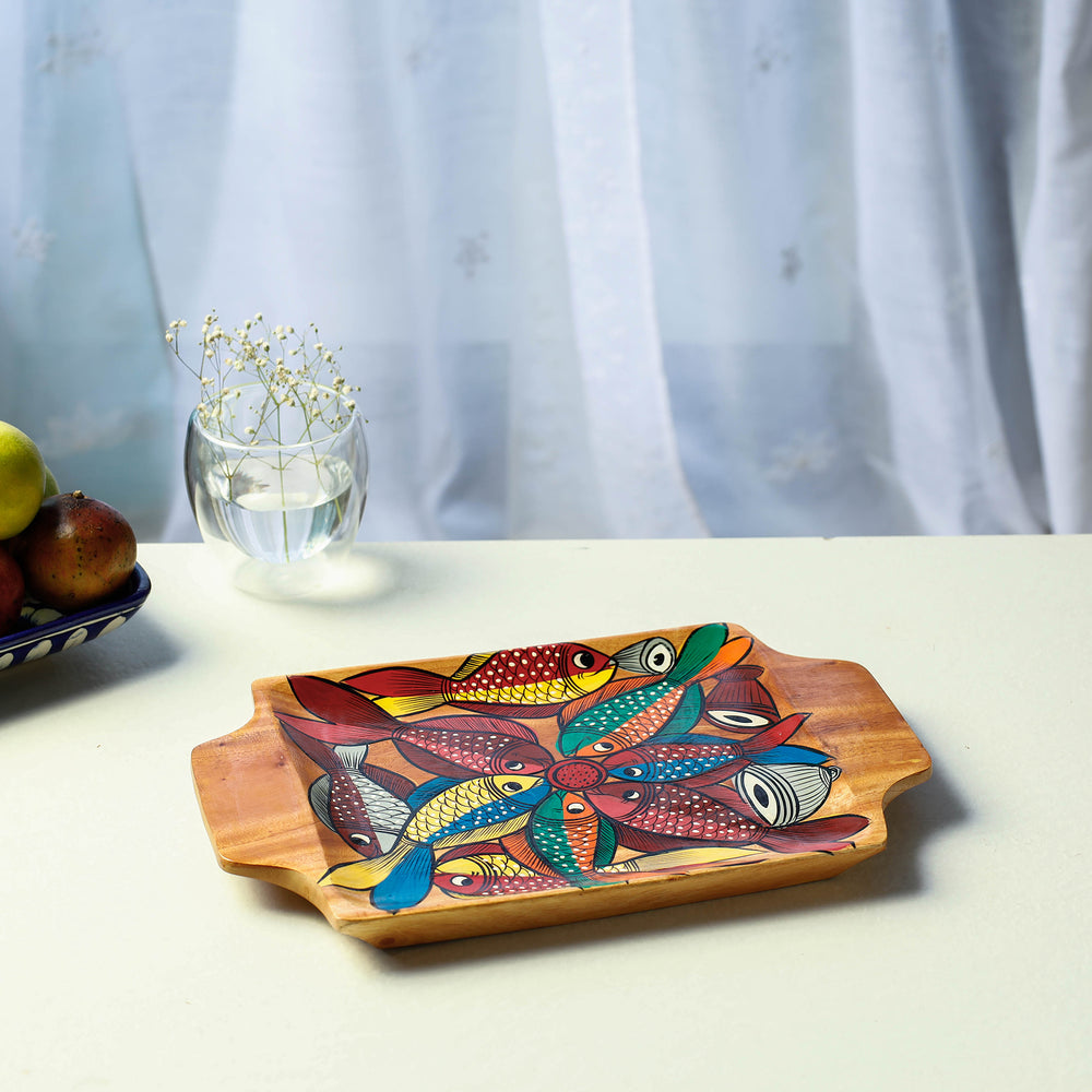 Painted Wooden Tray