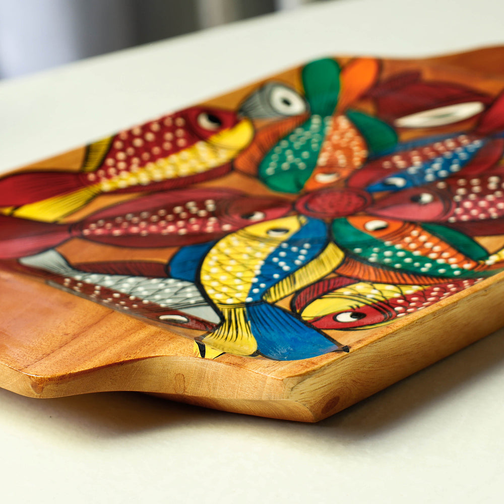 Painted Wooden Tray