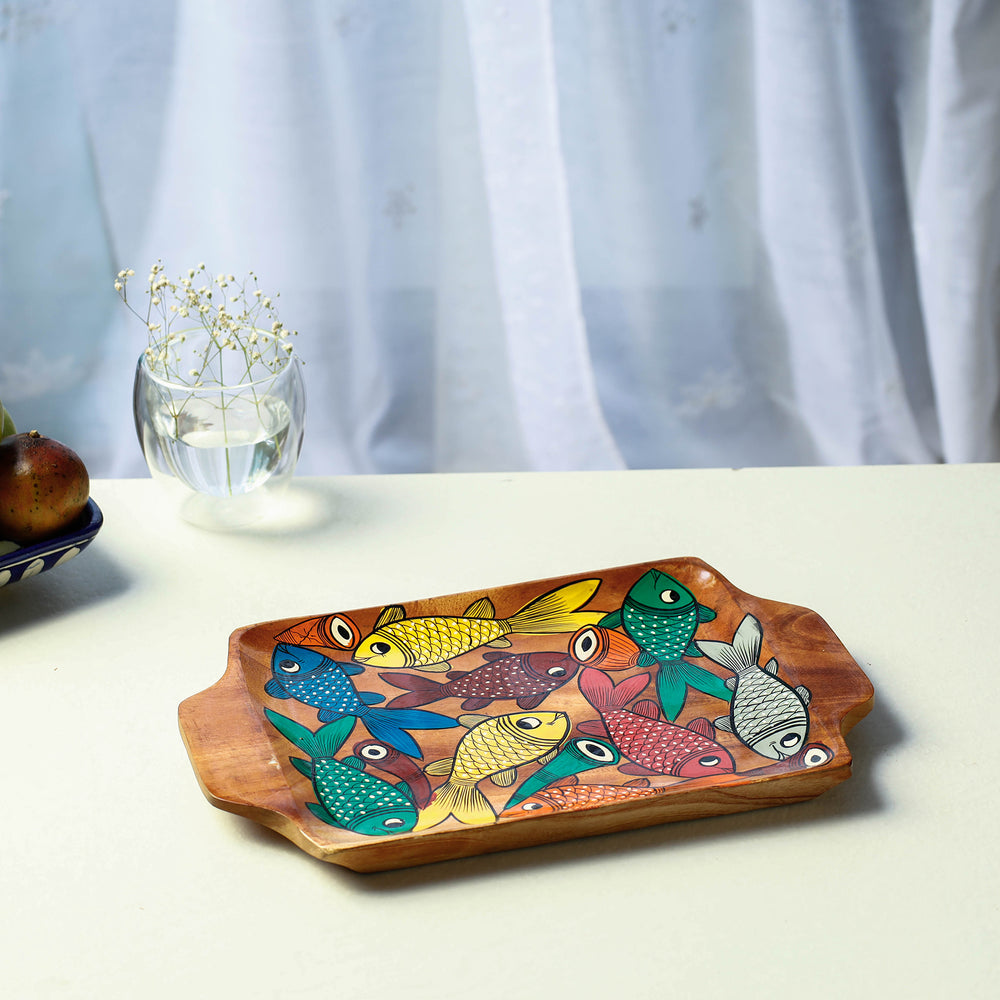 Painted Wooden Tray