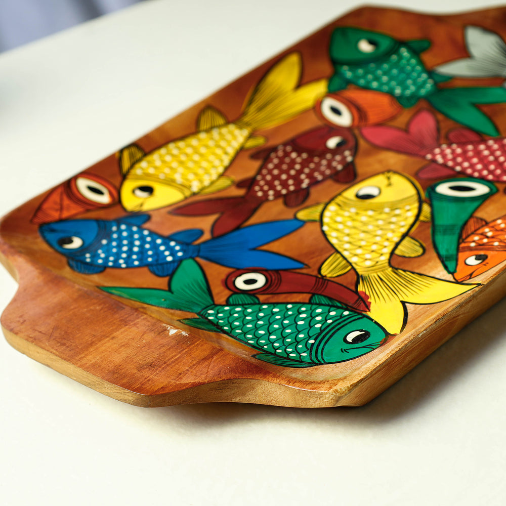 Painted Wooden Tray