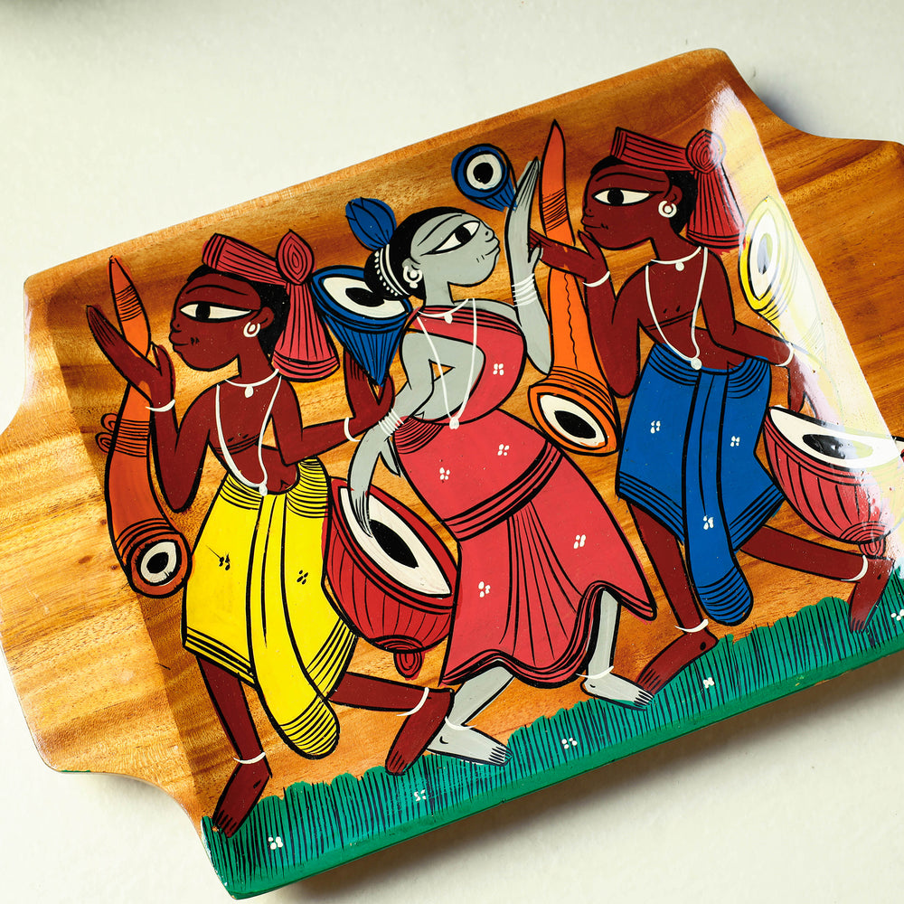 Painted Wooden Tray