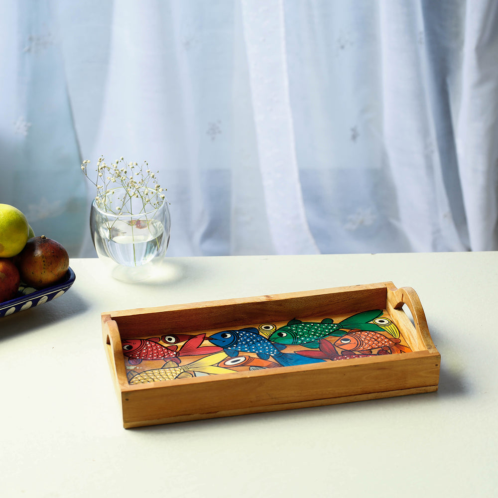 Painted Wooden Tray