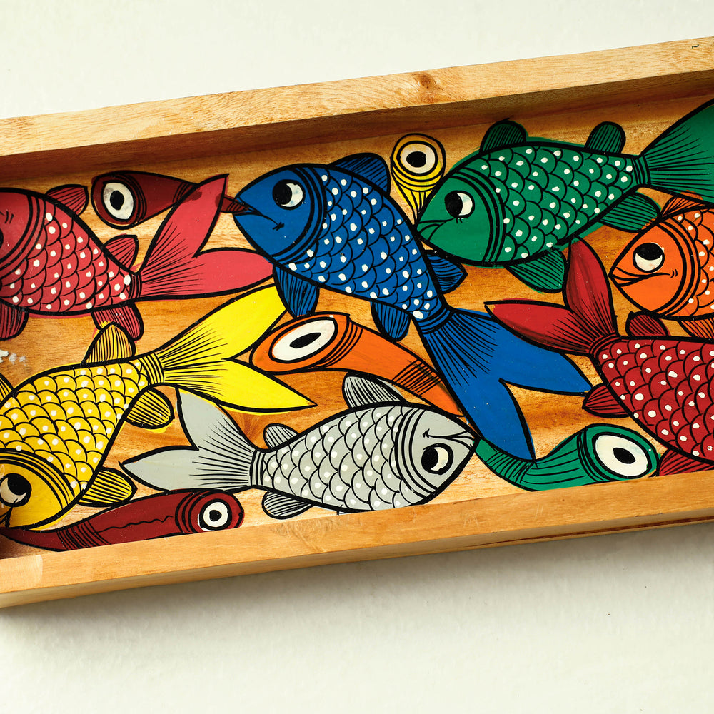 Painted Wooden Tray