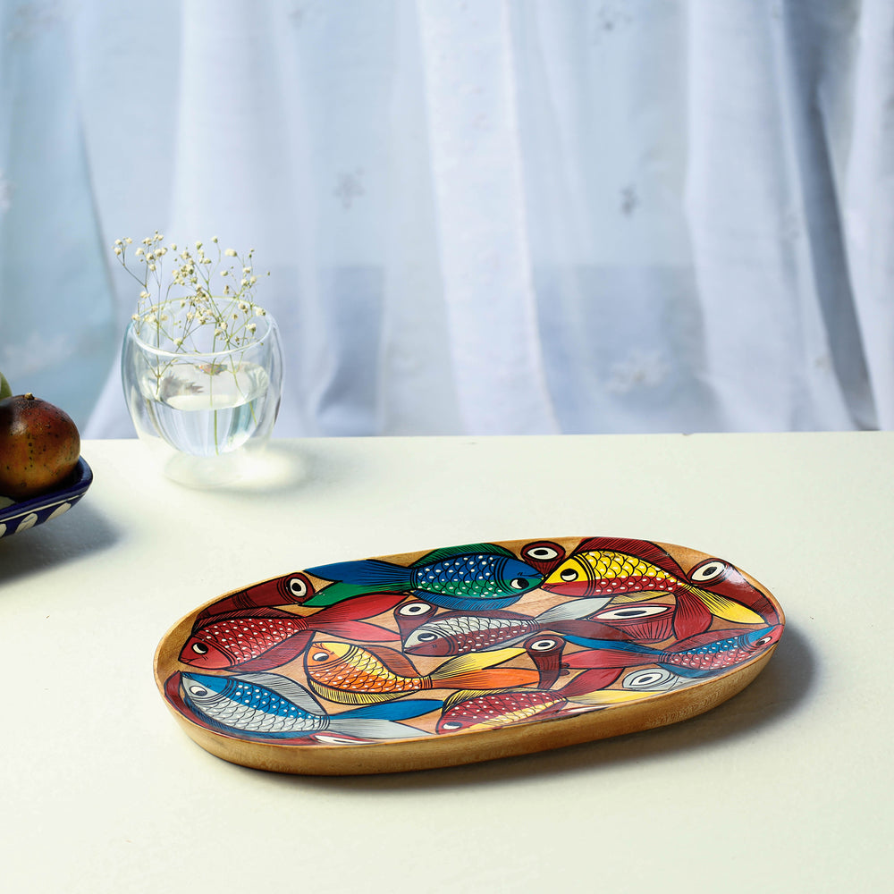 Painted Wooden Tray