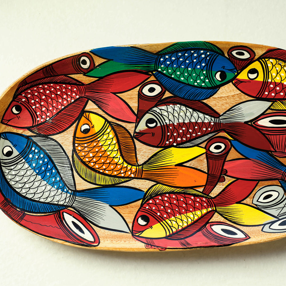 Painted Wooden Tray