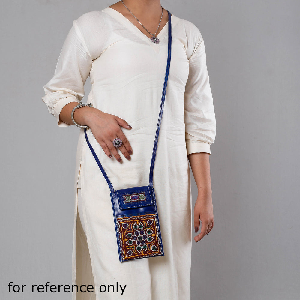 embroidery mobile sling bag 