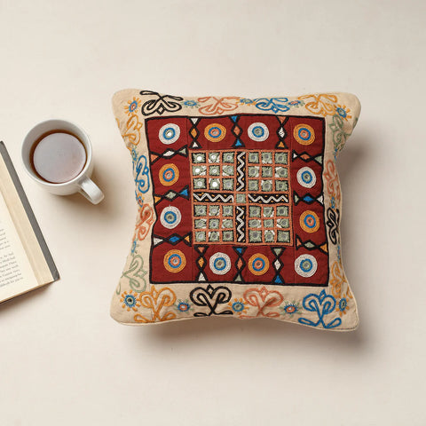 Rabari embroidery cushion covers