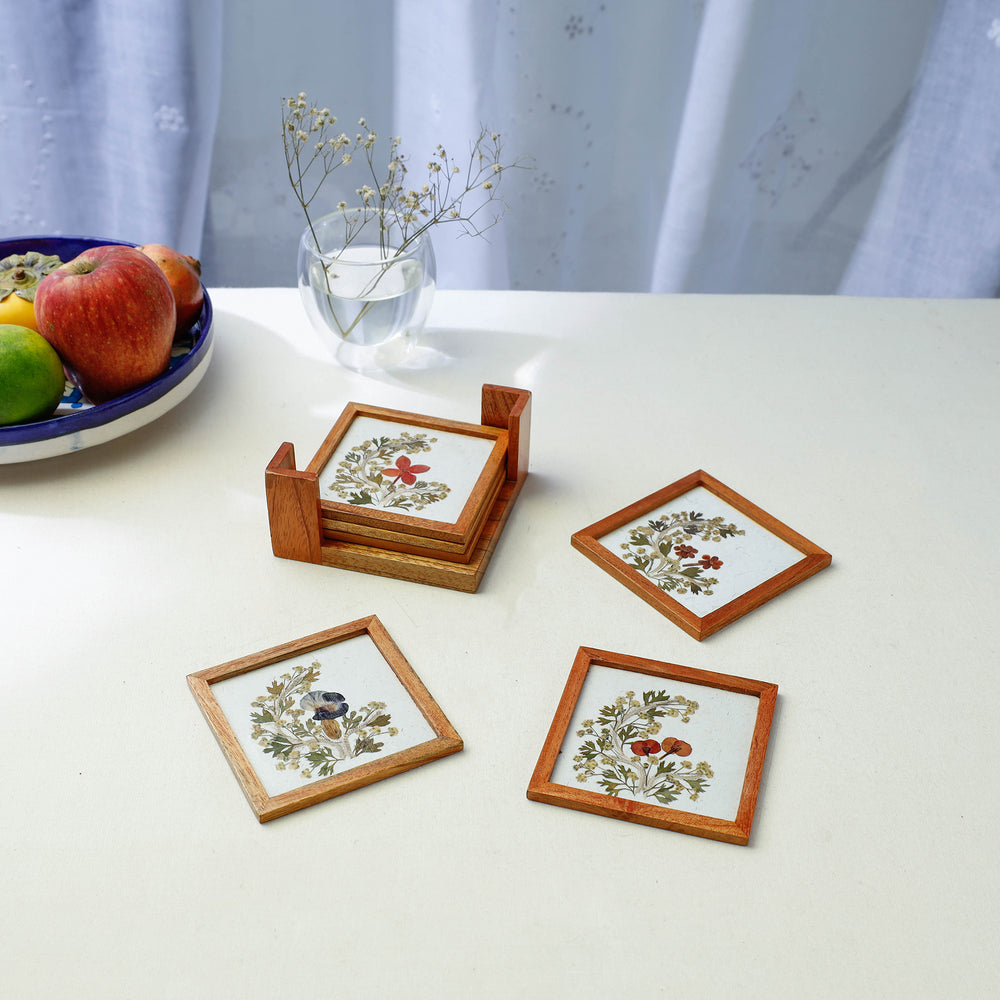 Wooden Square Coasters