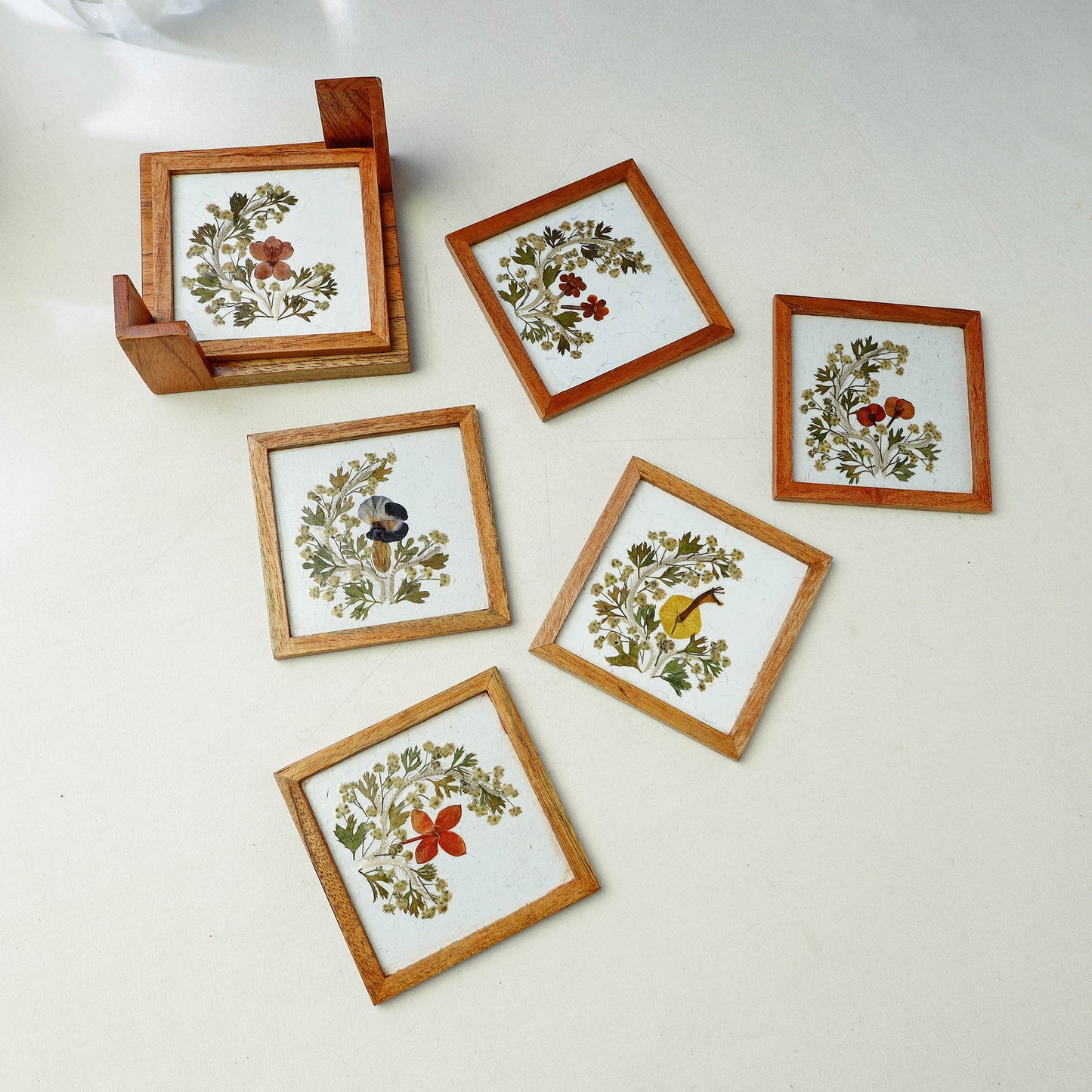 Wooden Square Coasters