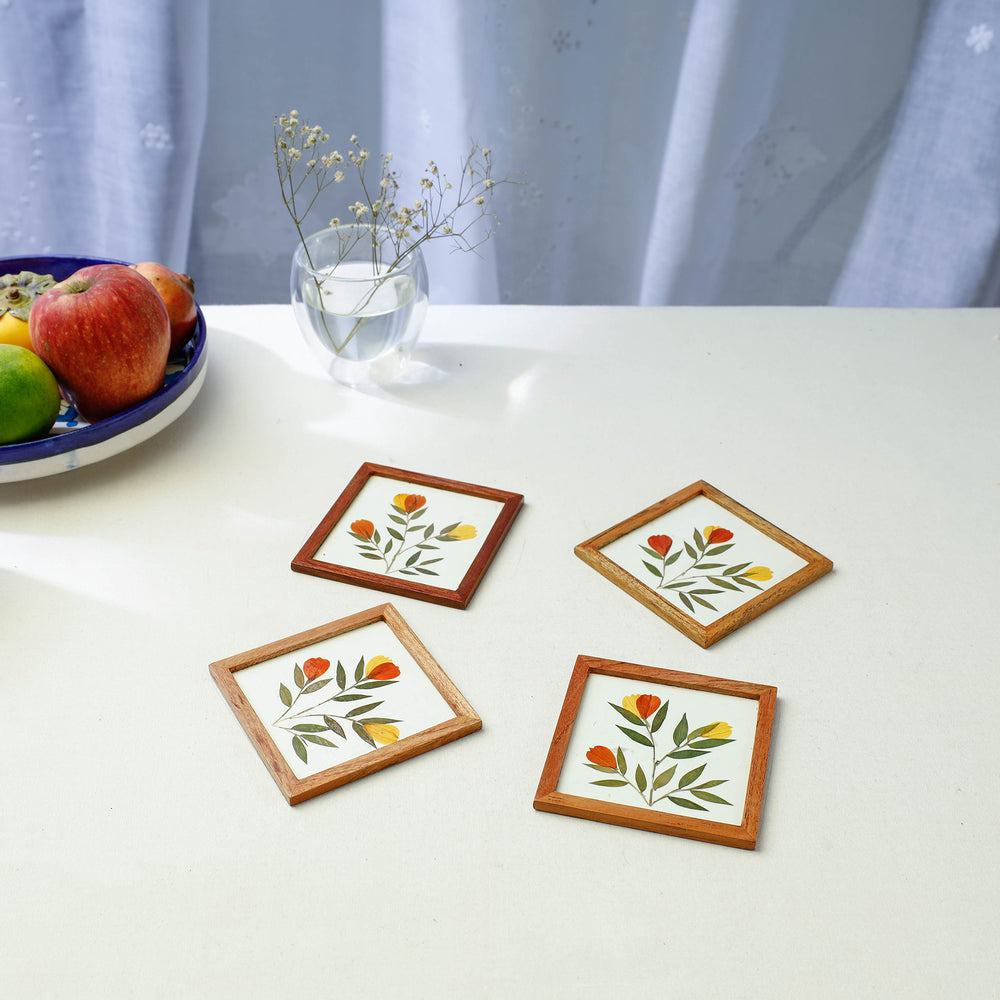 Wooden Square Coasters