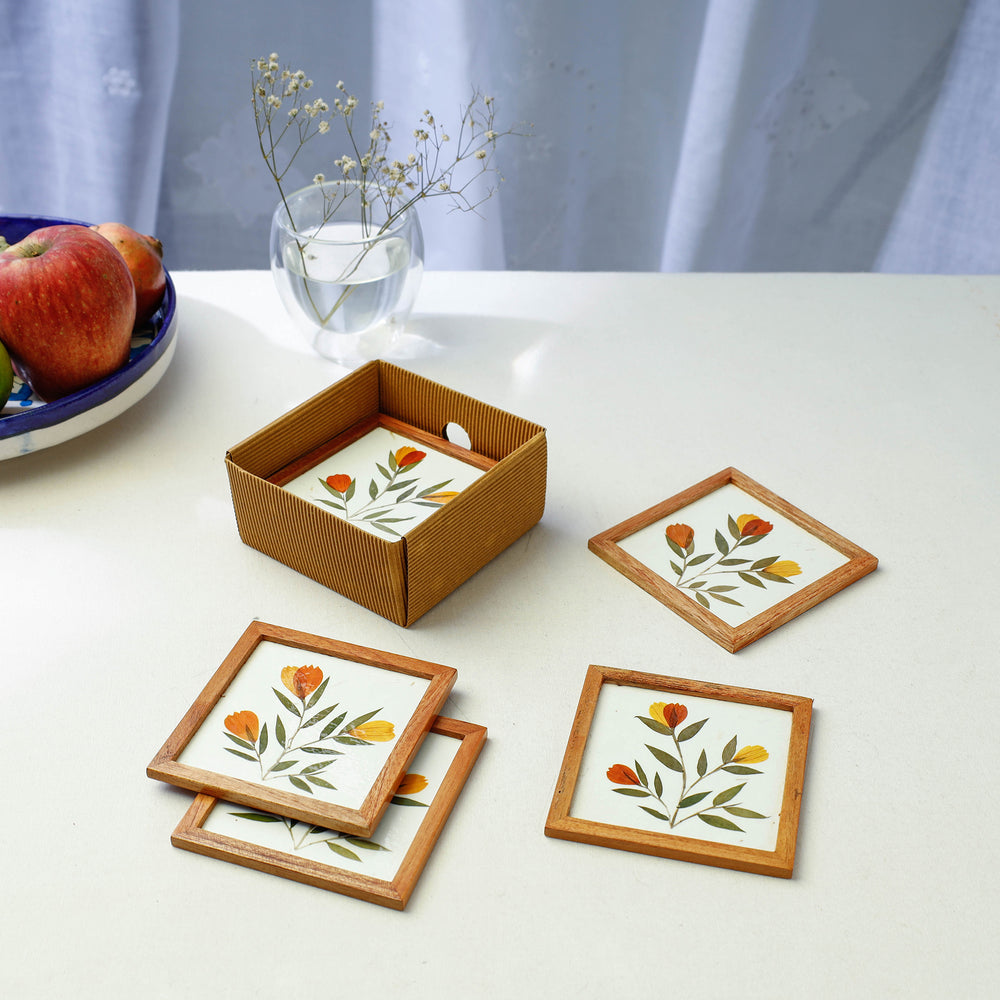 Wooden Square Coasters