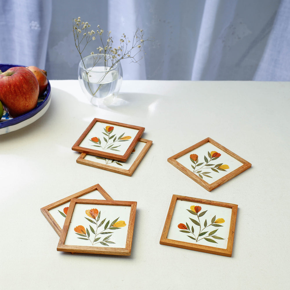 Wooden Square Coasters