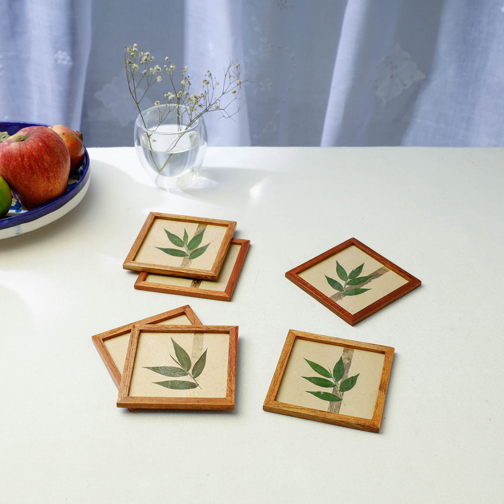 Wooden Square Coasters