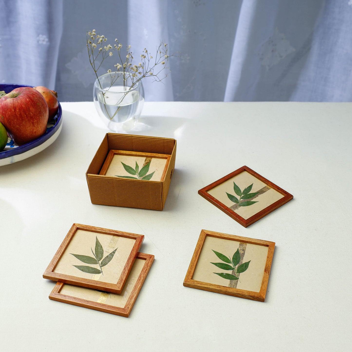 Wooden Square Coasters