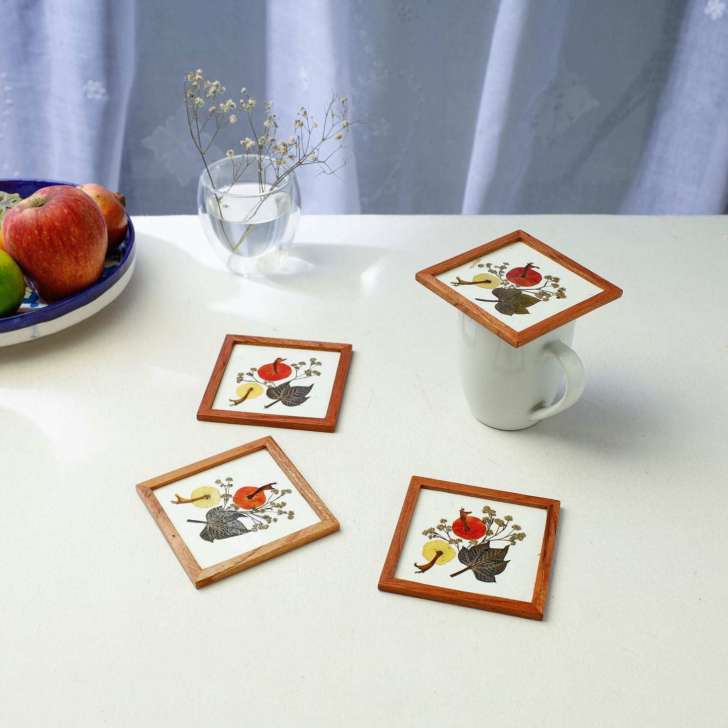 Wooden Square Coasters