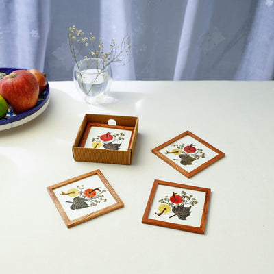 Wooden Square Coasters