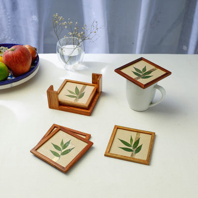 Wooden Square Coasters