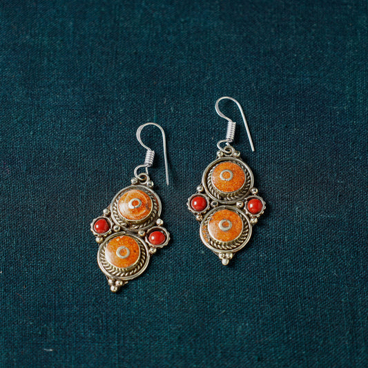 Ethnic Tribal Tibetan Earrings from Himalaya