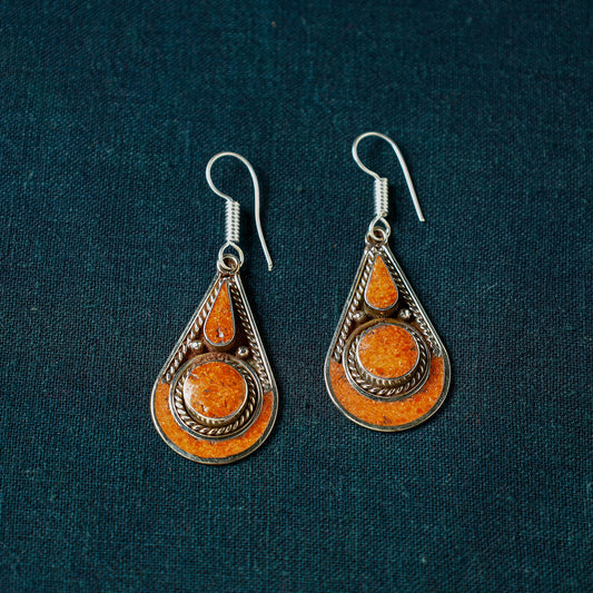 Ethnic Tribal Tibetan Earrings from Himalaya