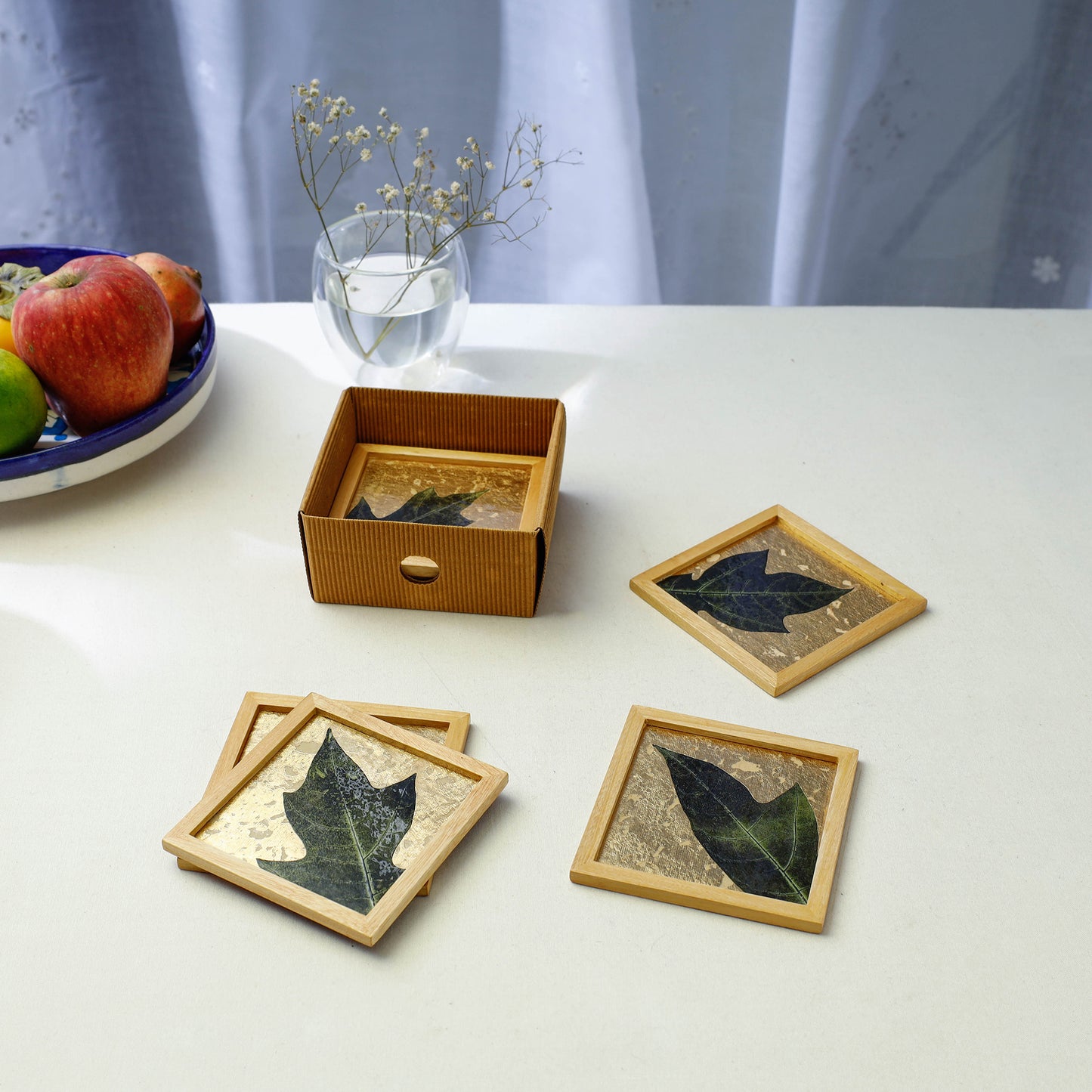 Wooden Square Coasters