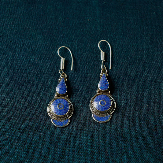 Ethnic Tribal Tibetan Earrings from Himalaya