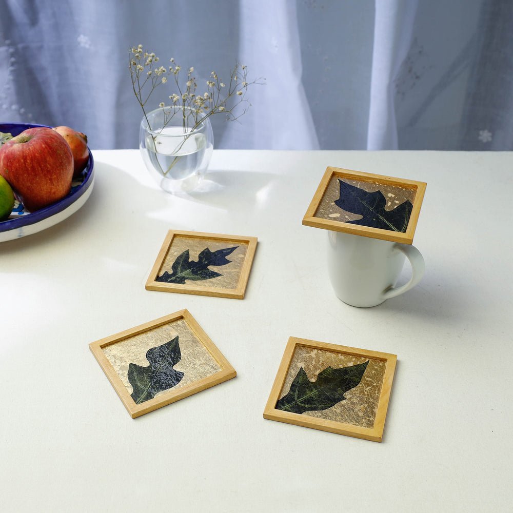 Wooden Square Coasters