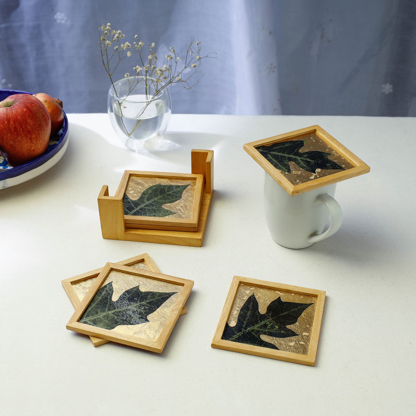 Wooden Square Coasters