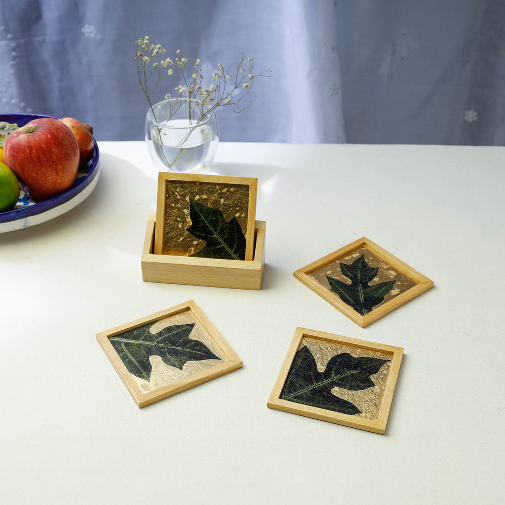 Wooden Square Coasters