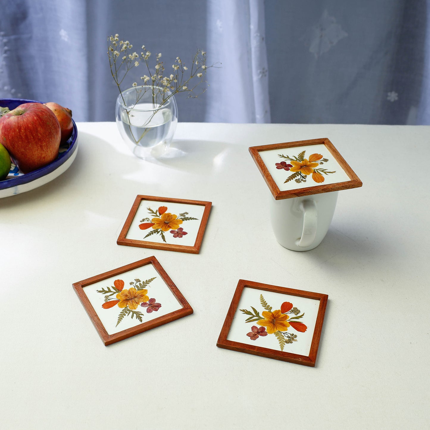 Wooden Square Coasters