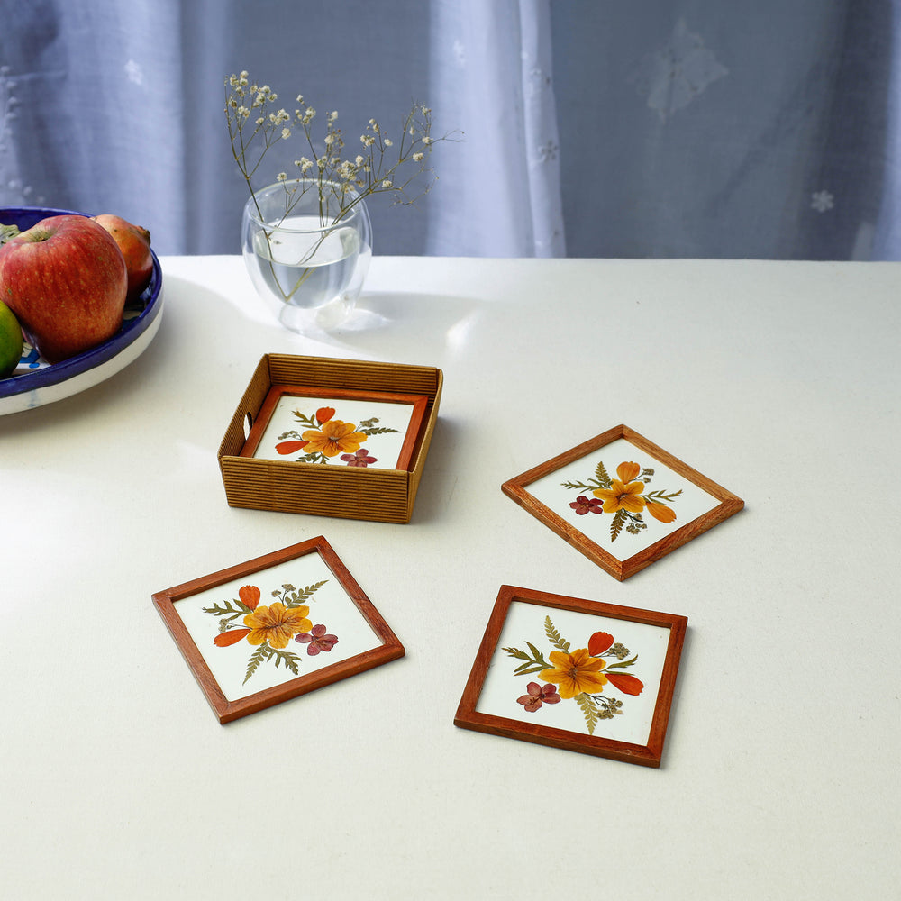 Wooden Square Coasters