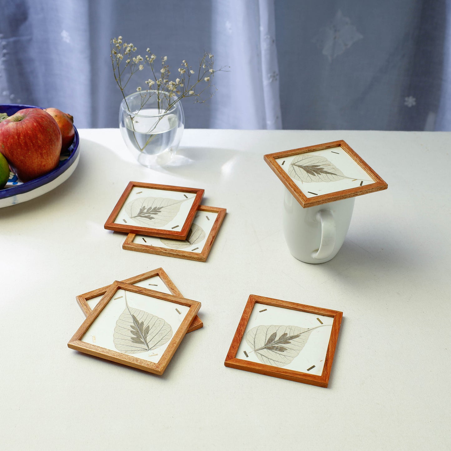 Wooden Square Coasters