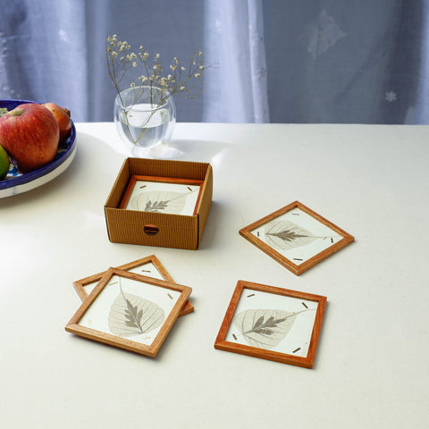 Wooden Square Coasters