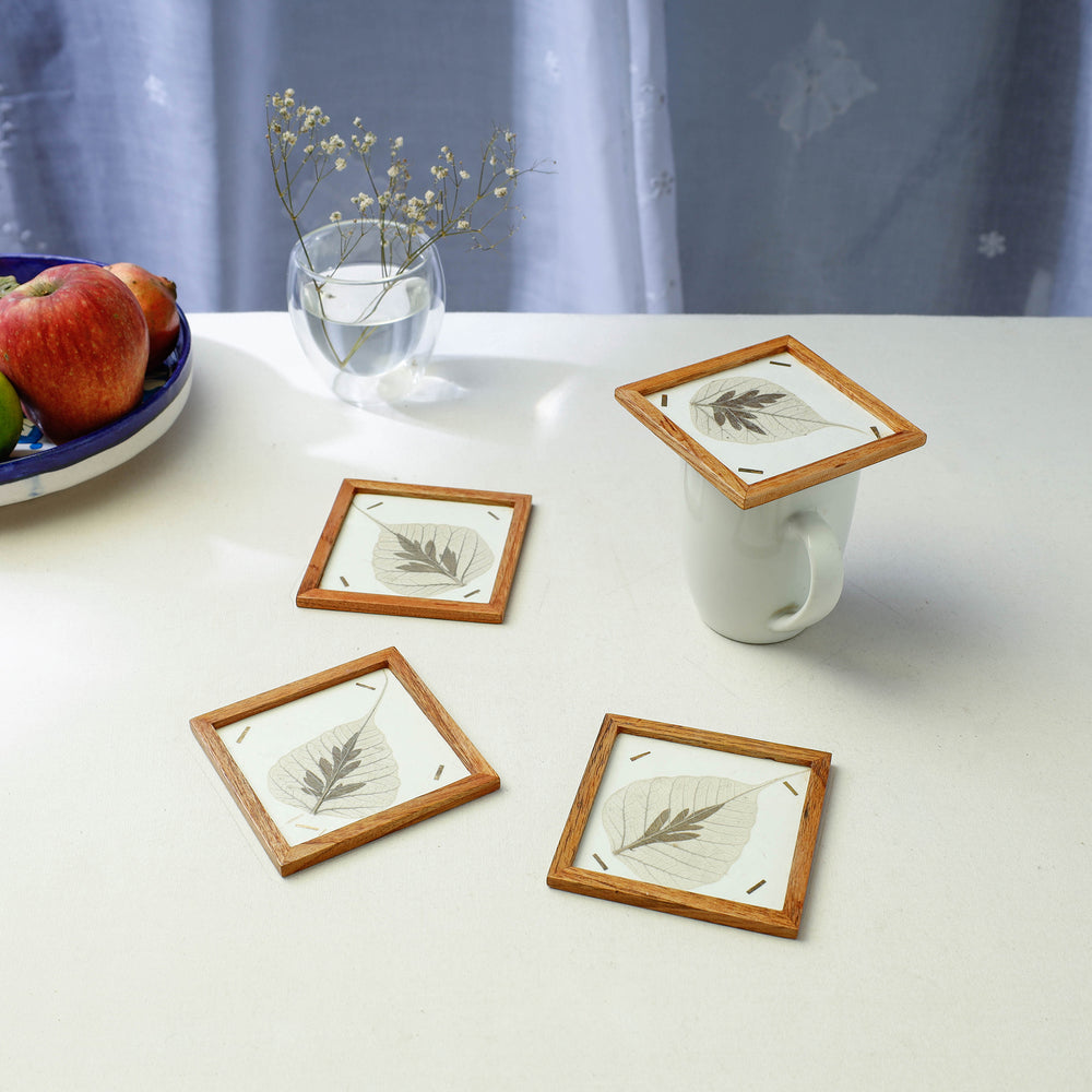 Wooden Square Coasters