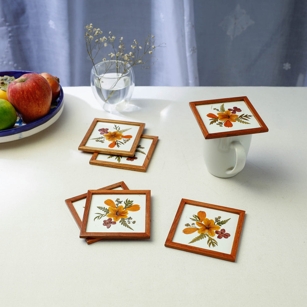 Wooden Square Coasters