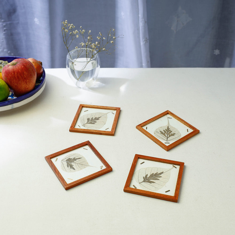 Wooden Square Coasters