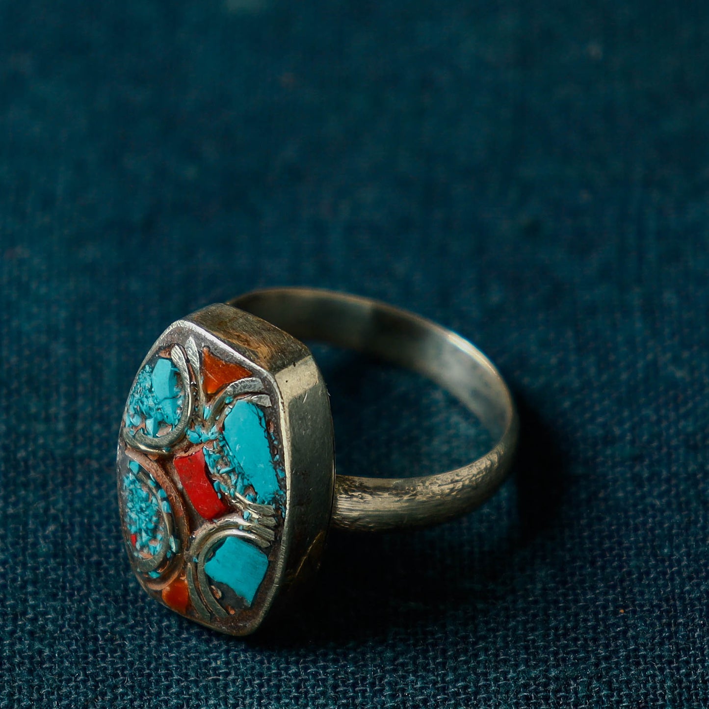 Ethnic Tribal Tibetan Ring from Himalaya (Adjustable)