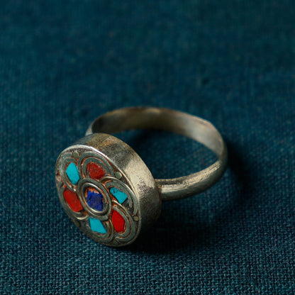 Ethnic Tribal Tibetan Ring from Himalaya (Adjustable)