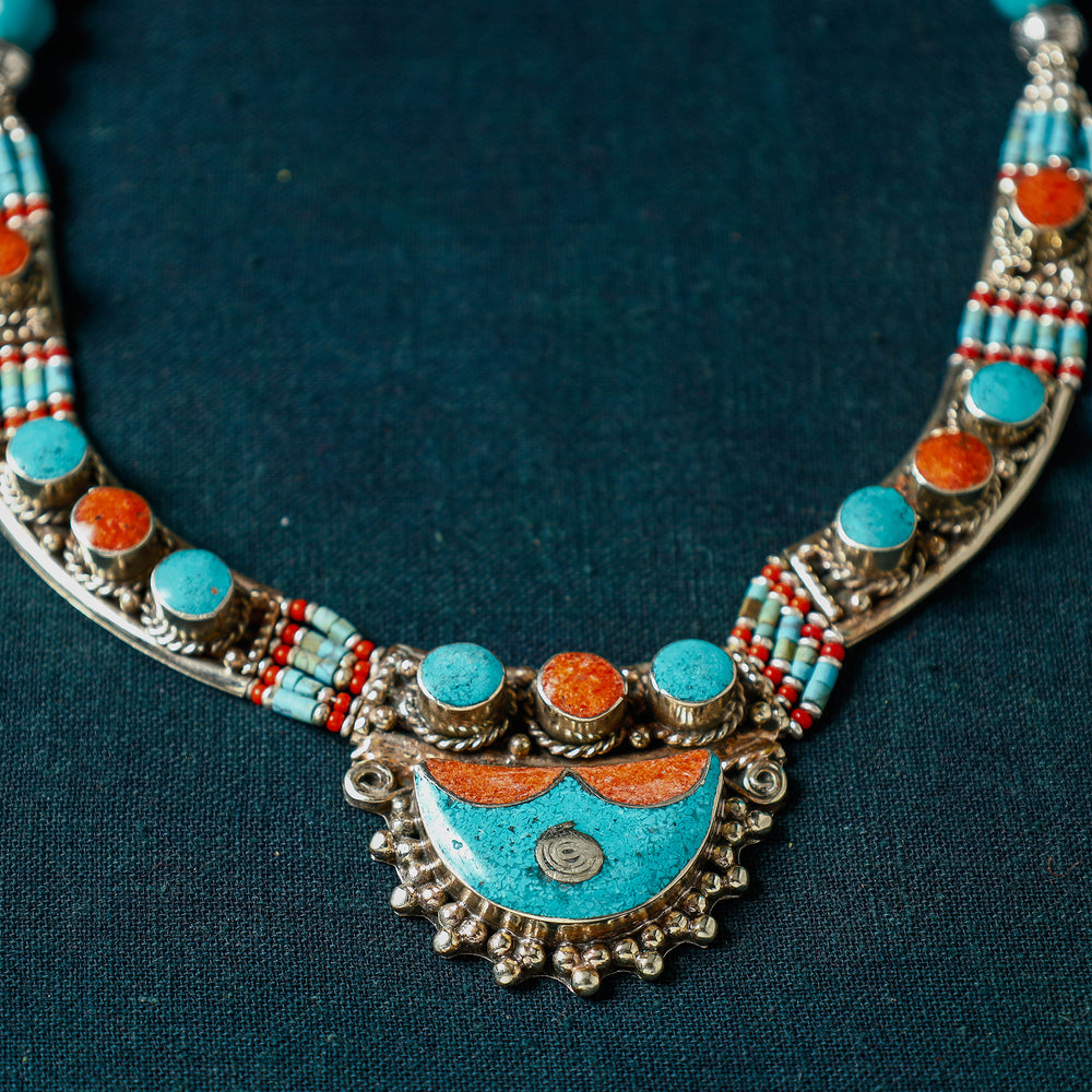 tibetan beadwork necklace