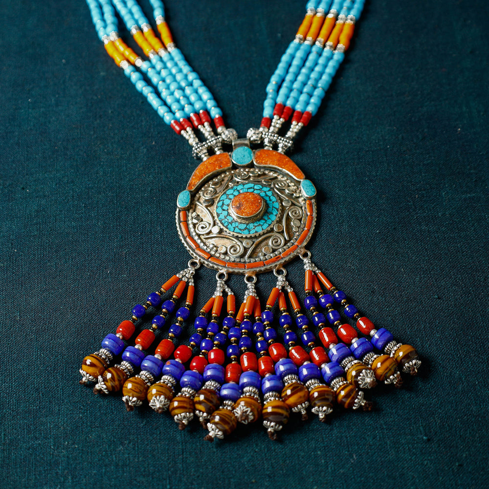 tibetan beadwork necklace