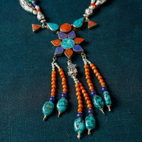 tibetan beadwork necklace