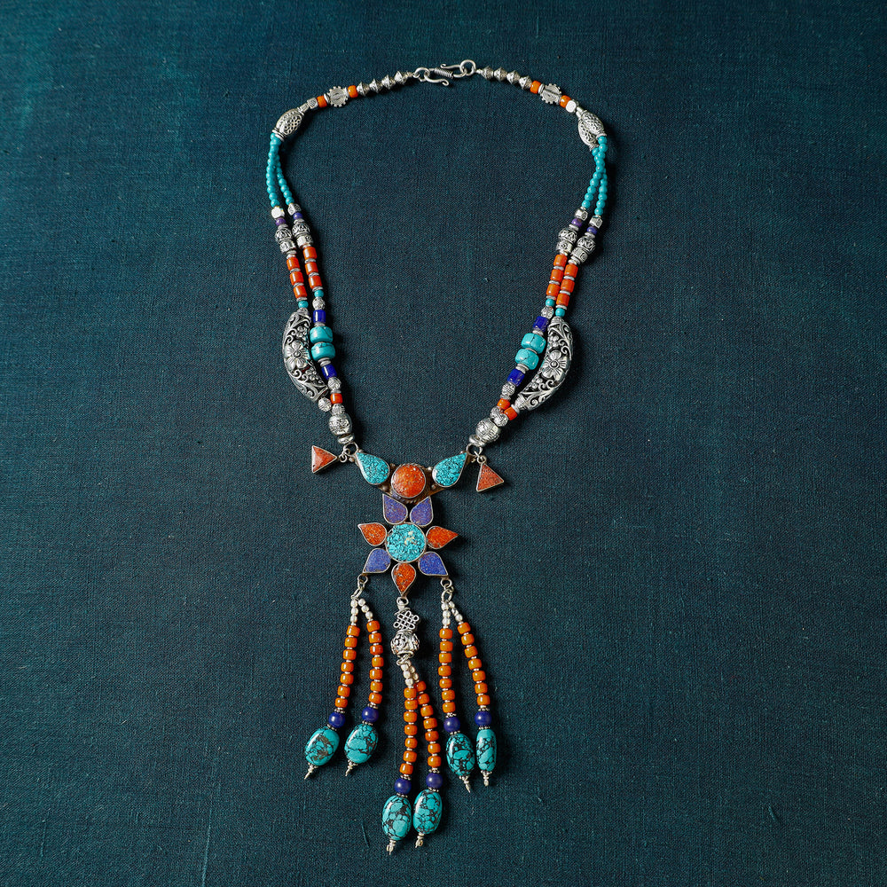 tibetan beadwork necklace