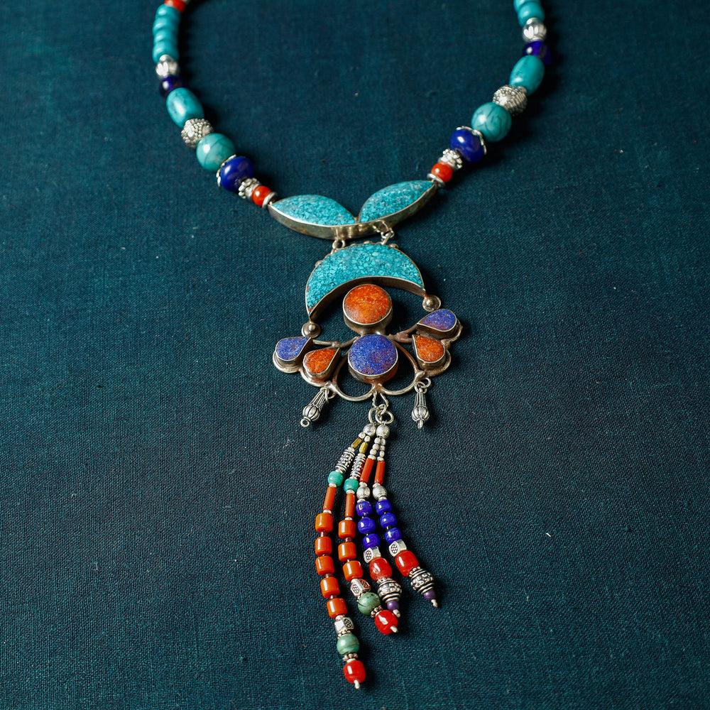 tibetan beadwork necklace