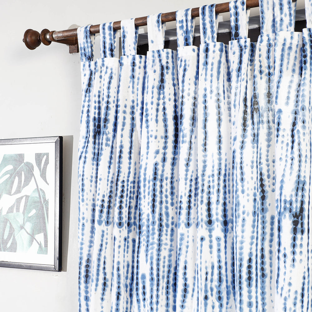 shibori door curtain