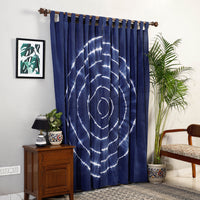 shibori door curtain