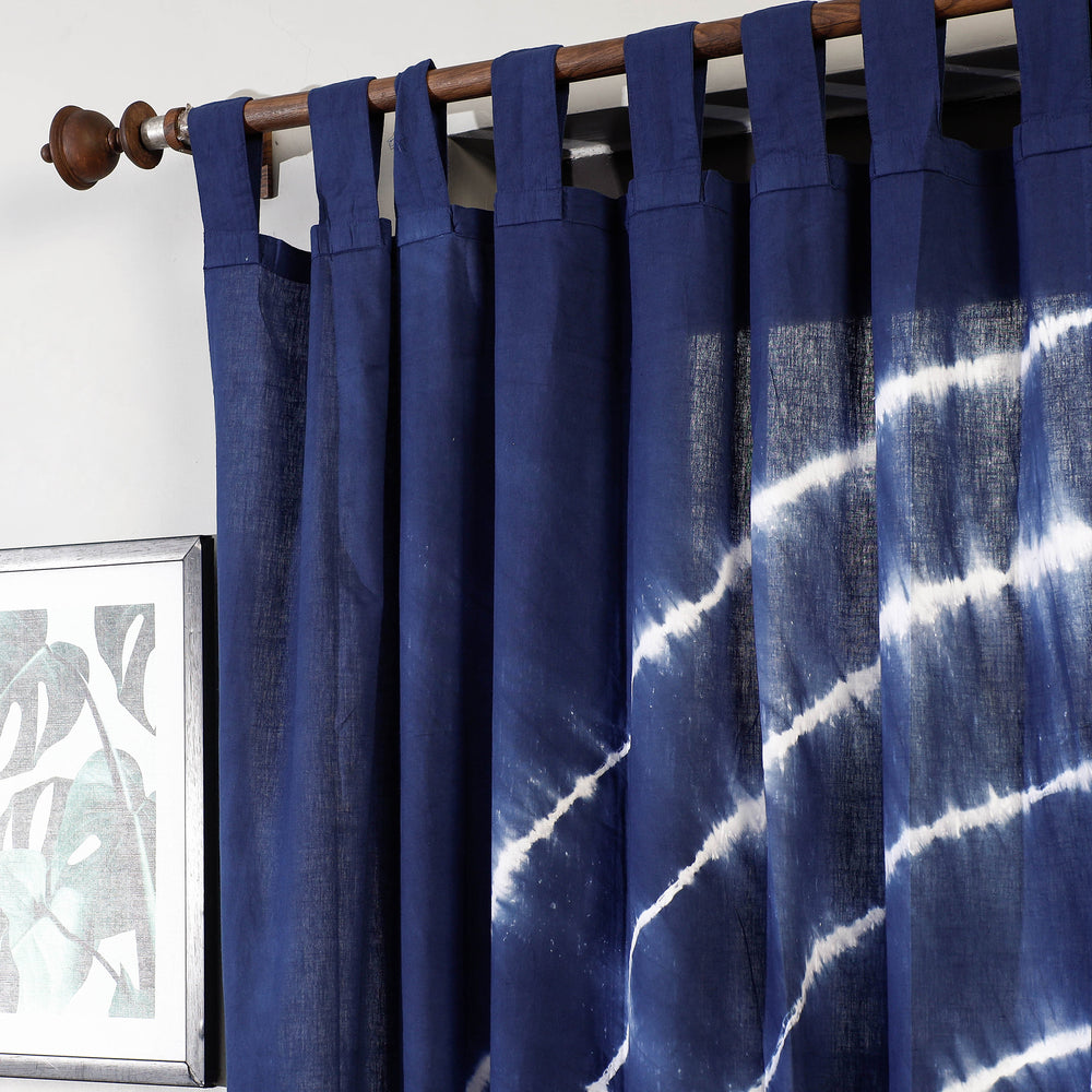 shibori door curtain